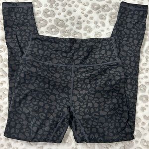 Offers Welcome Til You Collapse Effortless Classic Black Leopard Leggings